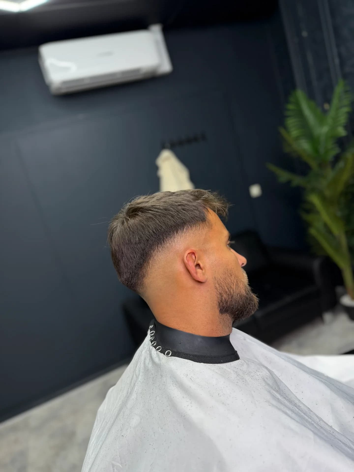 Professionele barbershop haircut.