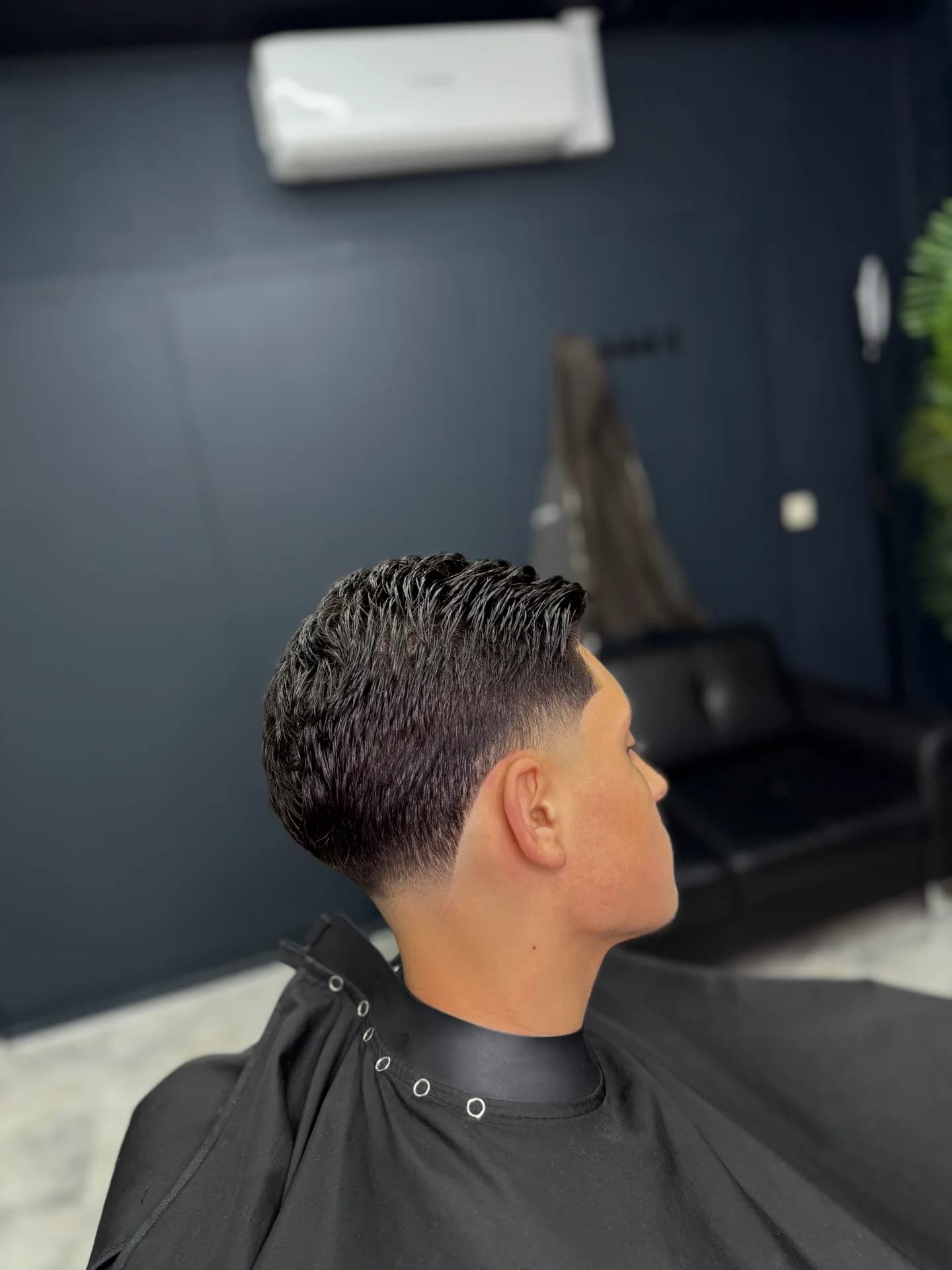Professionele barbershop haircut.